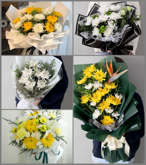 湖南岳阳湘阴县新泉镇白事花束代送